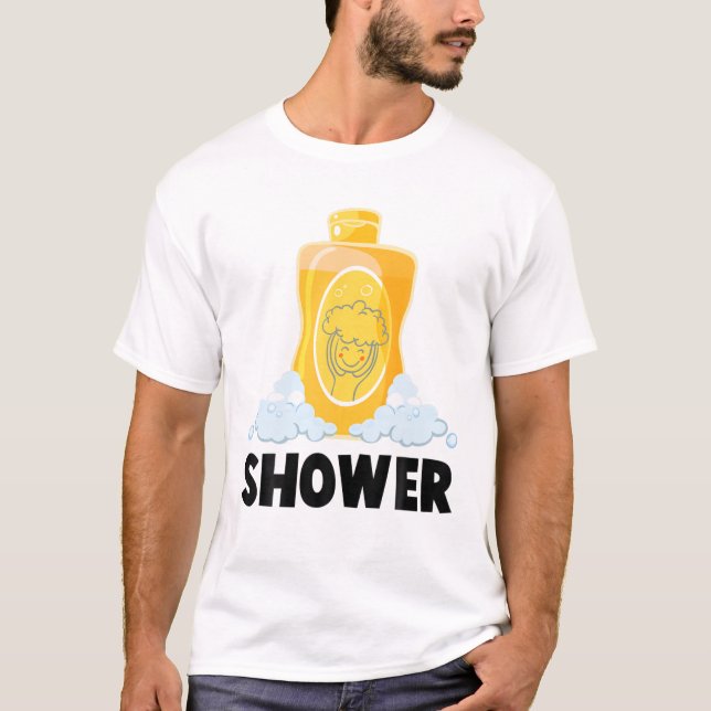 Camiseta Shampoo - Chá - Bolhas - Figurino - 1 De 2 Melhore (Frente)