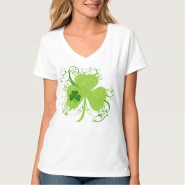 Camiseta Shamrock de Dia de São Patrício rico