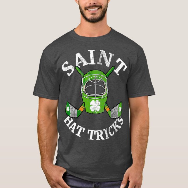 Camiseta Shamrock de hat de Santo Dia de São Patrício (Frente)