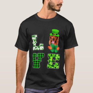 Camiseta Shamrock Dia de São Patrício Cocker Espalha Minha 