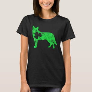 Camiseta Shamrock, Dia de São Patrício de Heeler Azul, Aust