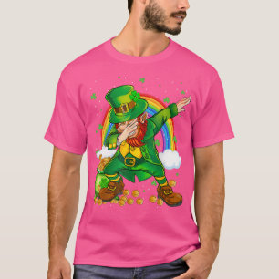 Camiseta Shamrock Dia de São Patrício Men Women Kids Dabbin