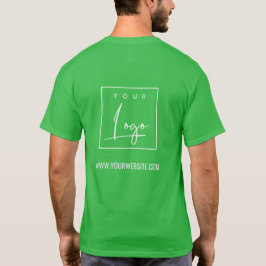 Camiseta Shamrock Green Business Adicionar seu nome de logo