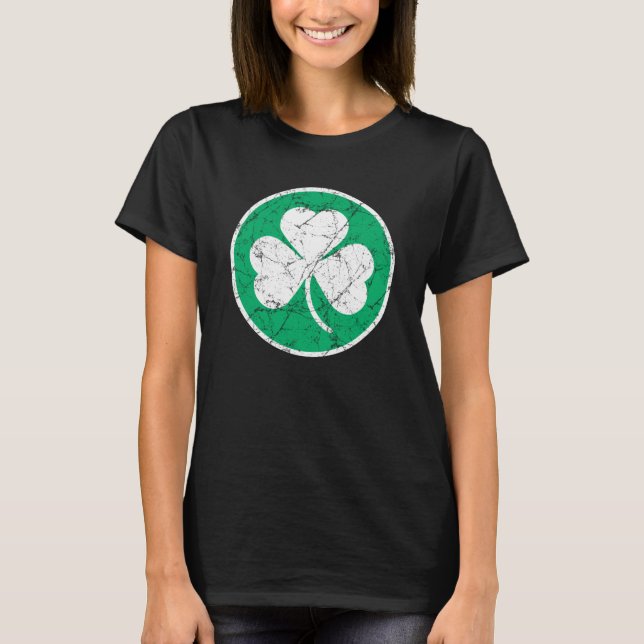Camiseta Shamrock Grunge (Frente)