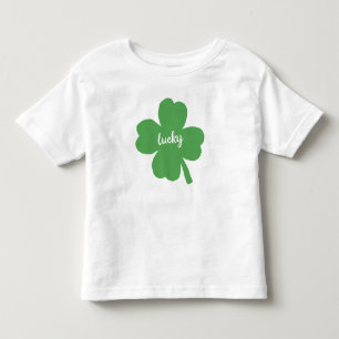 Camiseta Shamrock Irish Painting Silhouette Kids T Shirt
