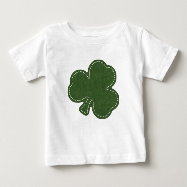 Camiseta Shamrock irlandês Dia de São Patrício (Frente)