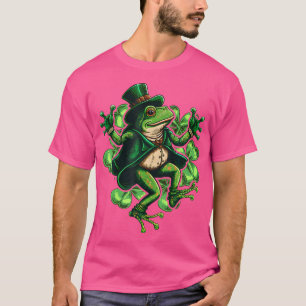 Camiseta Shamrock Leprechaun, Dia de São Patrício de dança