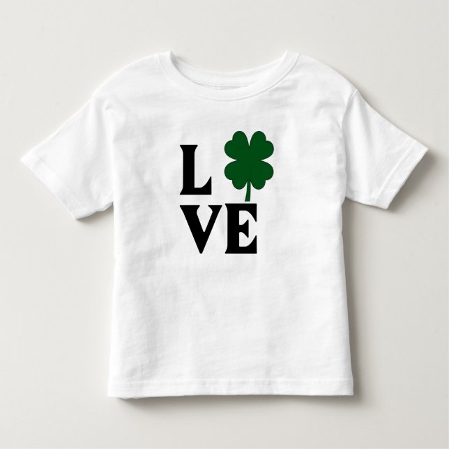 Camiseta Shamrock Love Design (Frente)