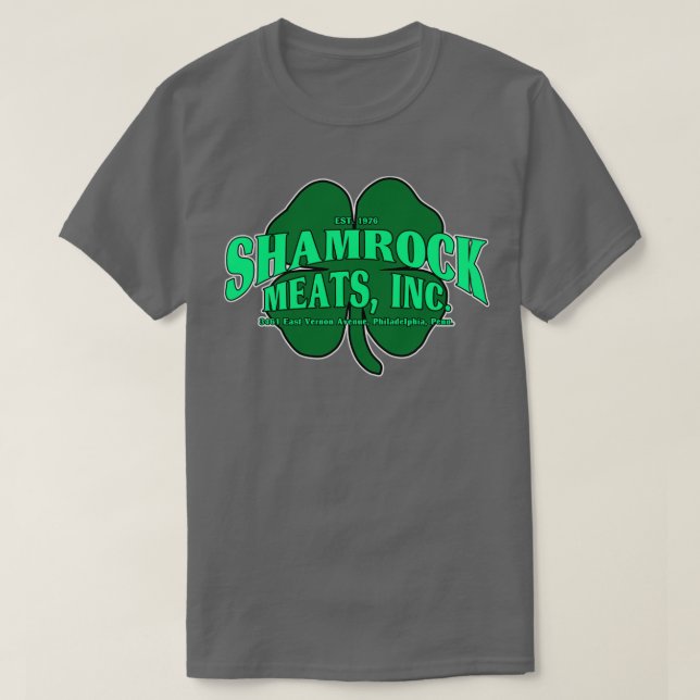 Camiseta Shamrock Meats from Rocky (Frente do Design)