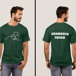 Camiseta Shamrock Squad Clover St Patrick’s