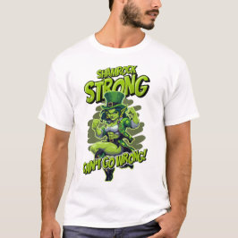 Camiseta Shamrock Strong não pode correr mal Emerald Orc