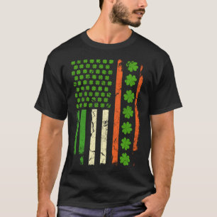 Camiseta Shamrock USA Flag St Patricks Irish Bebendo Appa