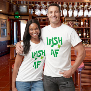 Camiseta Shamrock Verde da Irlanda AF
