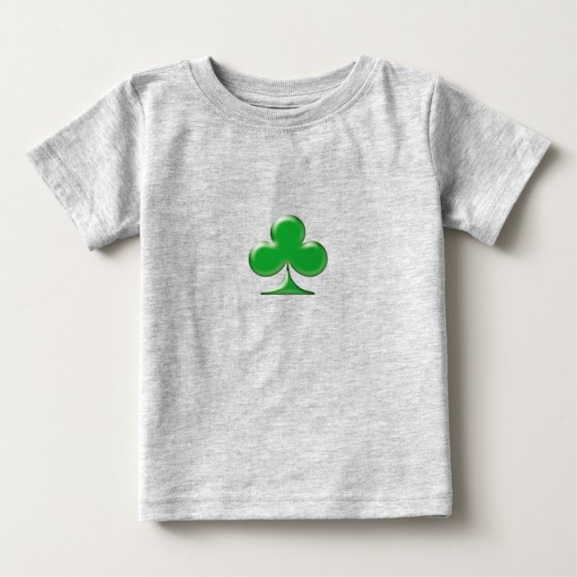 Camiseta Shamrock Verde Irlandês do Dia de São Patrício (Frente)