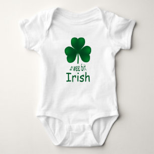Camiseta Shamrock Wee Bit Irish Criança Creeper da rua de P