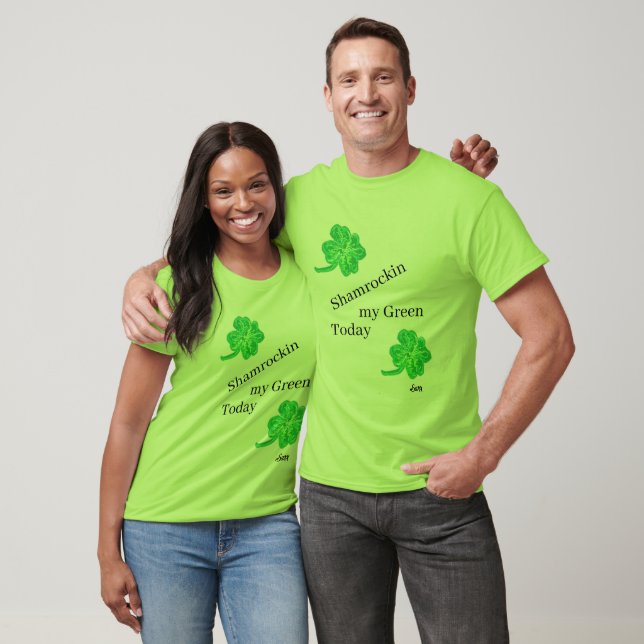 Camiseta : Shamrockin meu Verde Hoje (Unissex)