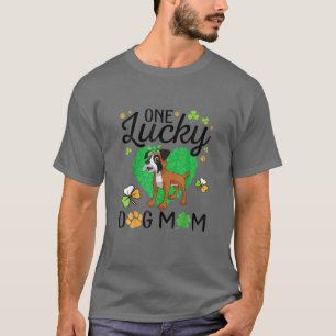 Camiseta Shamrocks Coração Rua Feliz Patrick Day One Lucky 
