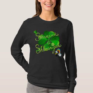 Camiseta Shamrocks e Shenanigans Long Sleeve Tee