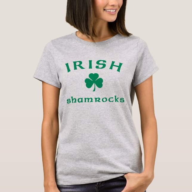 Camiseta Shamrocks Irlandês (Frente)