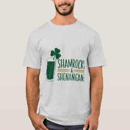 Camiseta Shamrocks & Shenanigans: Rua. Design do Dia de Pat