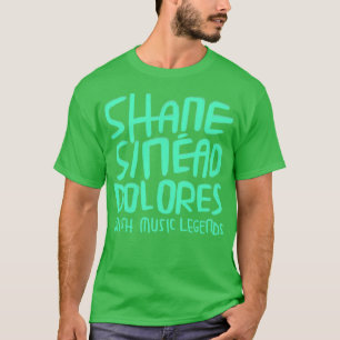 Camiseta Shane Sinead Dolores Irish Music
