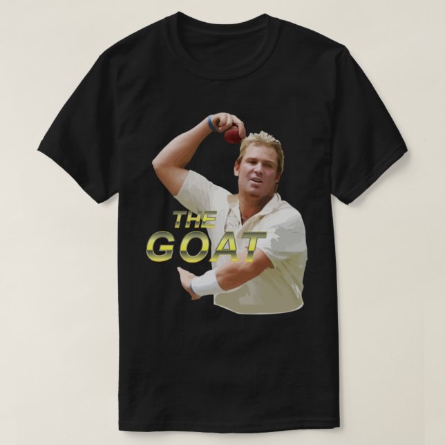 Camiseta Shane Warne The Goat (Frente do Design)