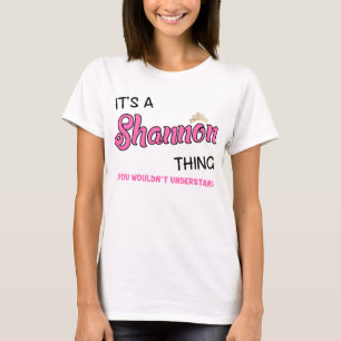 Camiseta Shannon, coisa que você não entenderia.