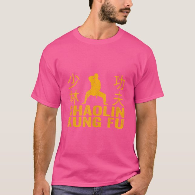 Camiseta Shaolin Kung Fu Artes Marciais Kung Fu (Frente)