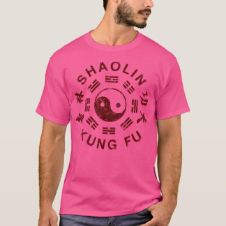 Camiseta Shaolin Kung Fu Chinês Artes Marciais Símbolo Bagu