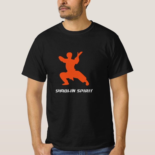 Camiseta Shaolin Spirit Kung Fu Warrior (Frente)