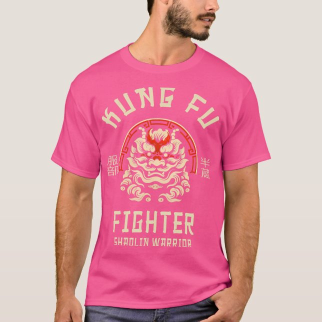 Camiseta Shaolin Warrior Kung Fu Fighter (Frente)