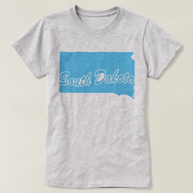 Camiseta Shape Shape State Of South Dakota (Frente do Design)
