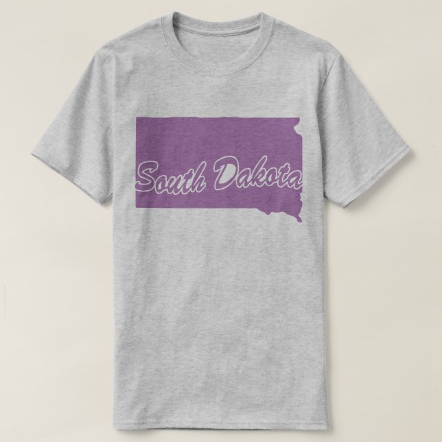 Camiseta Shape Shape State Of South Dakota (Frente do Design)