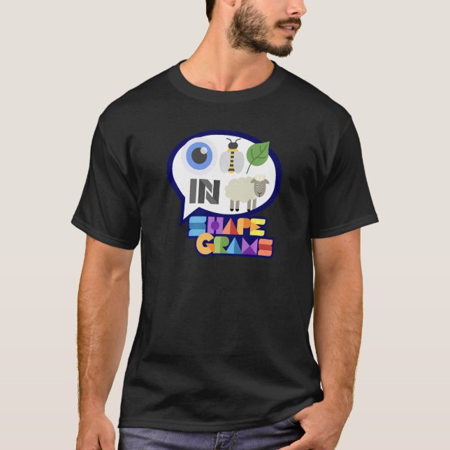 Camiseta Shapegrams Eye Bee Leaf In Ewe (Frente)