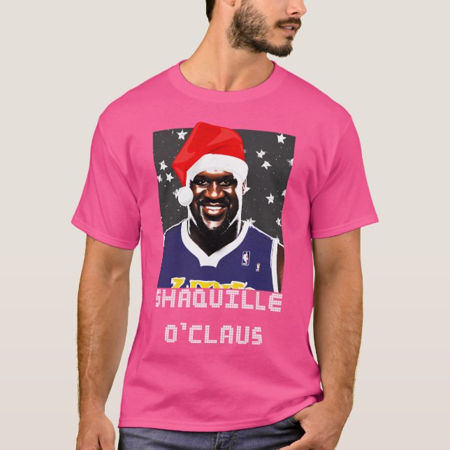 Camiseta Shaquille O'Claus. Funny Shaquille O'Neal Para Ch (Frente)