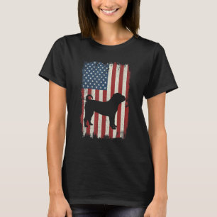 Camiseta Shar Chinês Pei American Flag Usa Dog Puppy Us