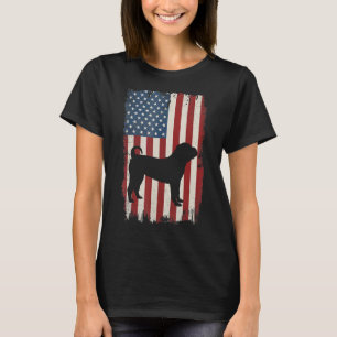 Camiseta Shar Chinês Pei American Flag Usa og