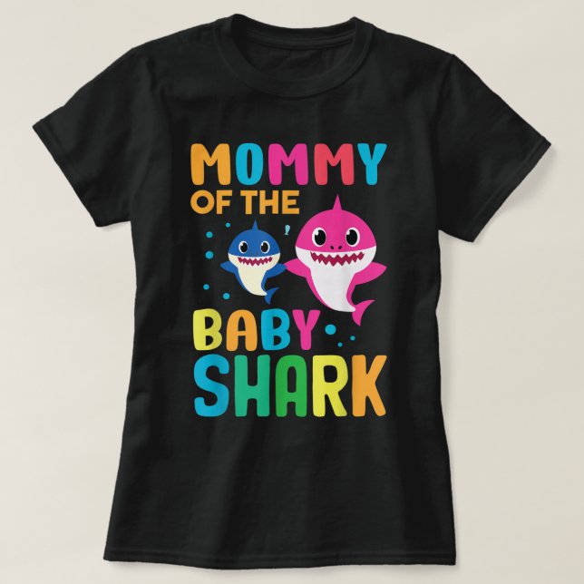 Camiseta Shark Birthday Quote Funny B-day Mom  (Frente do Design)