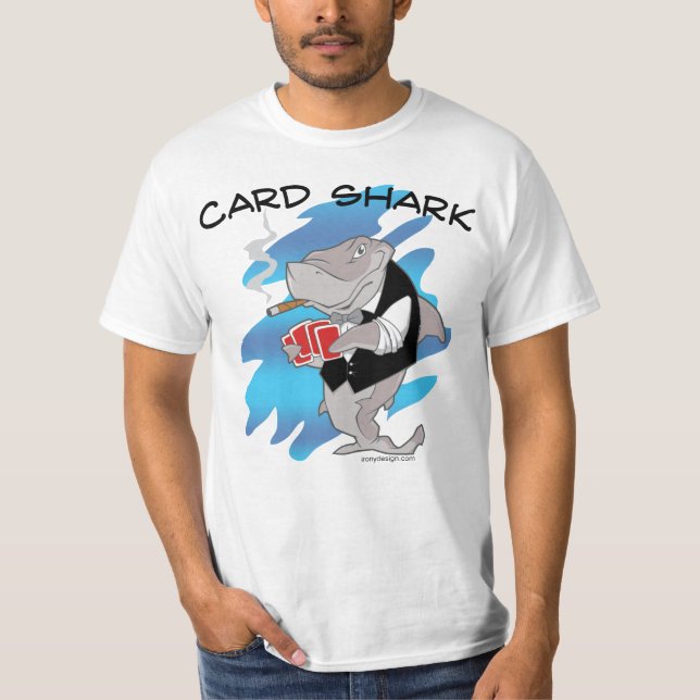 Camiseta Shark de Cartão (Frente)