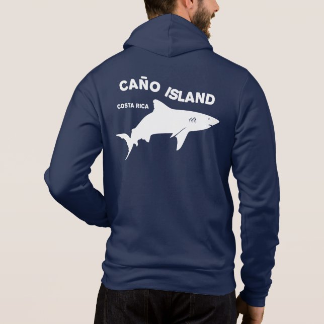 Camiseta Shark Diving Ilha Caño - Costa Rica (Verso)