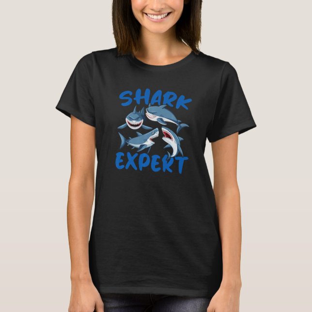 Camiseta Shark Expert Graphics Kids Shark Shark (Frente)