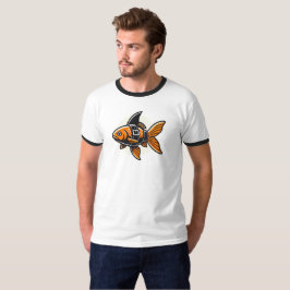 Camiseta Shark-Fin Goldfish por Vin Zzep