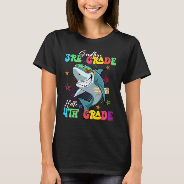 Camiseta Shark Goodbye 3º Graduação do 4º ano (Frente)
