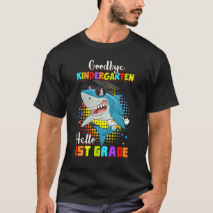 Camiseta Shark Goodbye Jardim de Infância Alô 1rua Gr