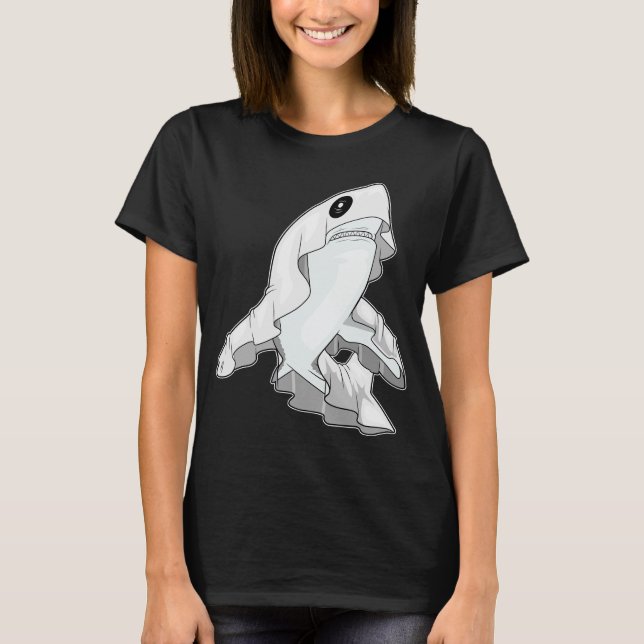 Camiseta Shark Halloween Ghost (Frente)