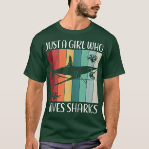 Camiseta shark is my spirit animal Just a girl who loves sh