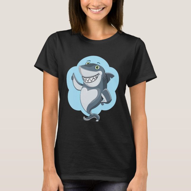 Camiseta Shark Motif Boys Shark (Frente)