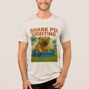 Camiseta Shark Pei Sighting: Backyard Watts Edition