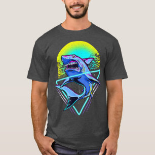 Camiseta Shark Retro Punk 80s 90s 