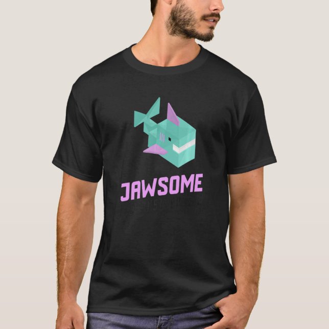 Camiseta Shark Sayings Girls Jawsome E Unstopable (Frente)